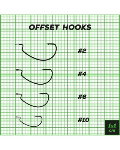 Perch Professor Offset Hooks hak offsetowy rozmiar 10 - 6szt