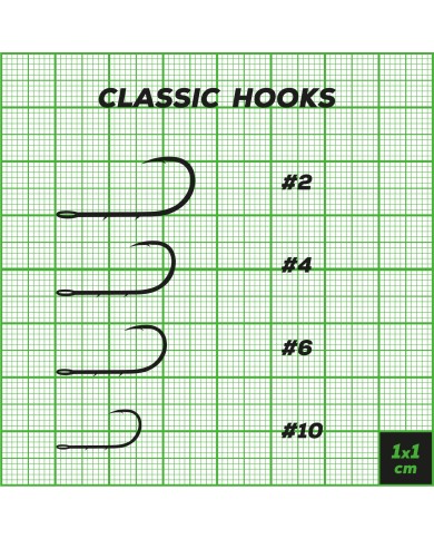 Perch Professor Classic Hooks hak klasyczny rozmiar 10 - 10szt