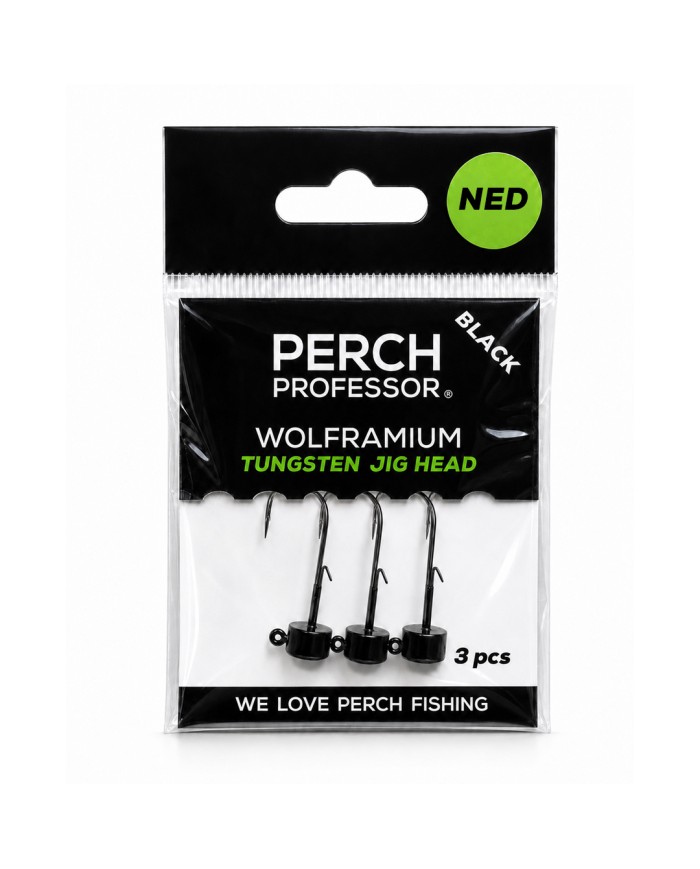Perch Professor Wolframium NED główka jigowa wolframowa typu NED Rig 3,5g, hak 2 - 3szt
